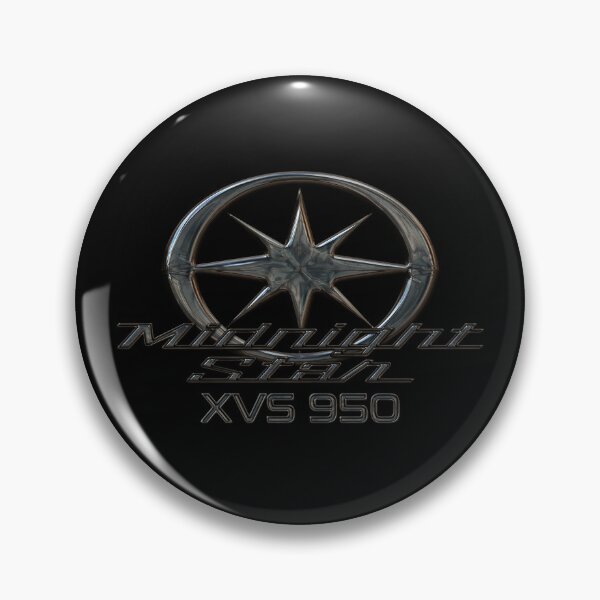 Item preview, Midnight Star XVS 950 Star Logo Metal designed and sold by KlaraBubble.