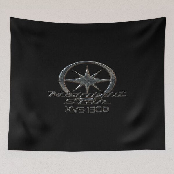 Item preview, Midnight Star XVS 1300 Star Logo Metal designed and sold by KlaraBubble.