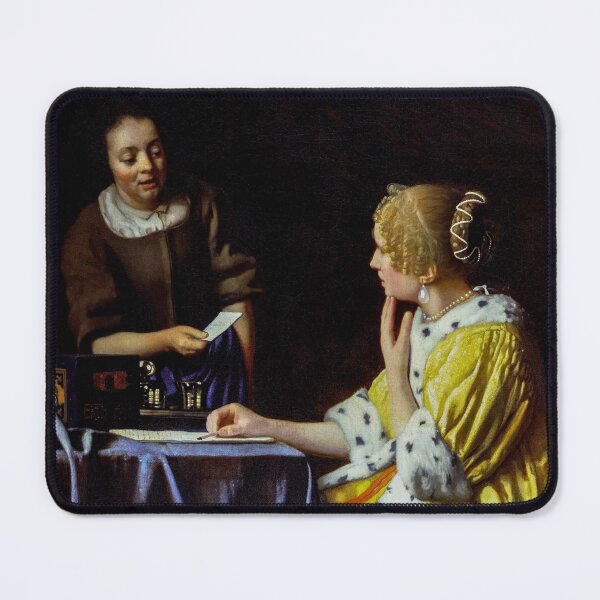Item preview, Mistress and Maid by Johannes Vermeer - Great Arts designed and sold by InHerits.
