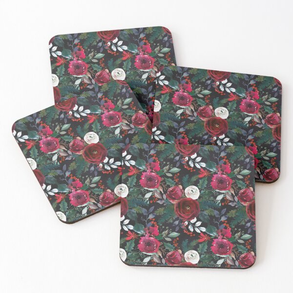 Item preview, Christmas watercolor designed and sold by goldennrosess.