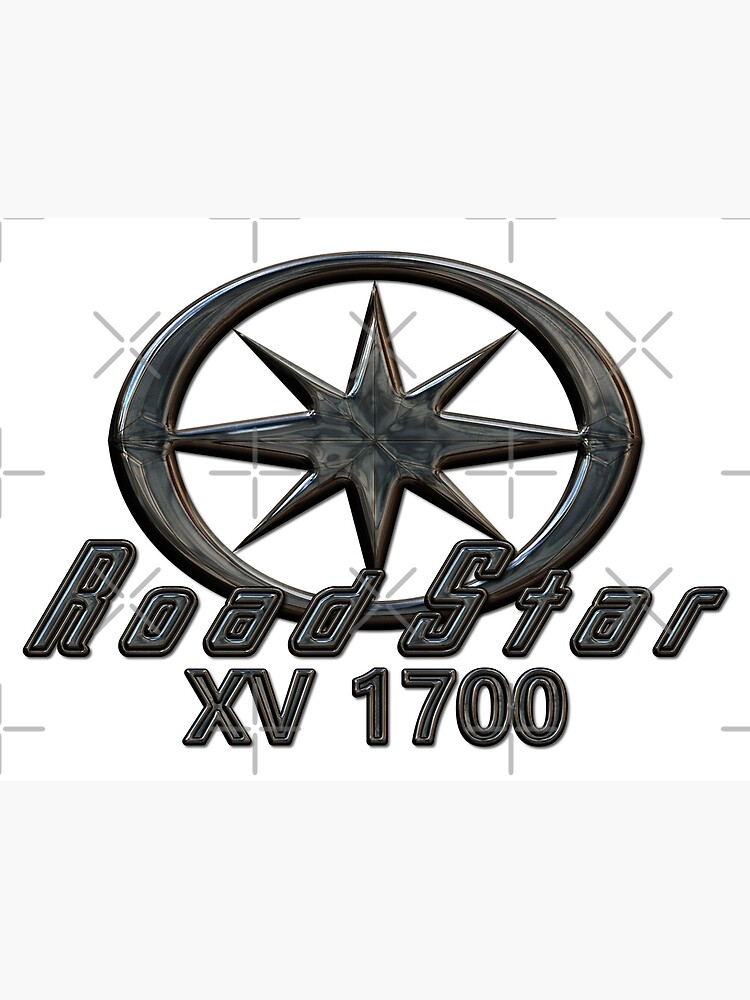 "Road Star, Road Star XV 1700, XV1700 Star logo metal" Poster for Sale
