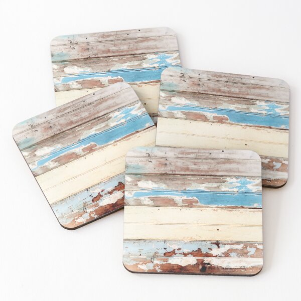 Item preview, Distressed Paint Look on Wood PHOTO Print Coastal Farmhouse Style Beachy Décor 5 of 16 designed and sold by Beachy.