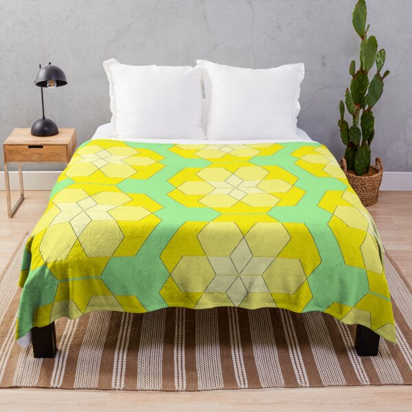 Item preview, yellow  hexagon color  designed and sold by miaterinka.