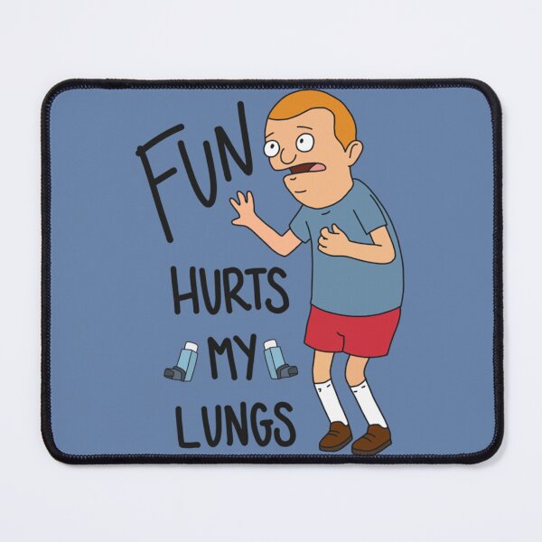 Item preview, Regular-Sized Rudy, _quot_Fun hurts my lungs!_quot_ designed and sold by aliicois.
