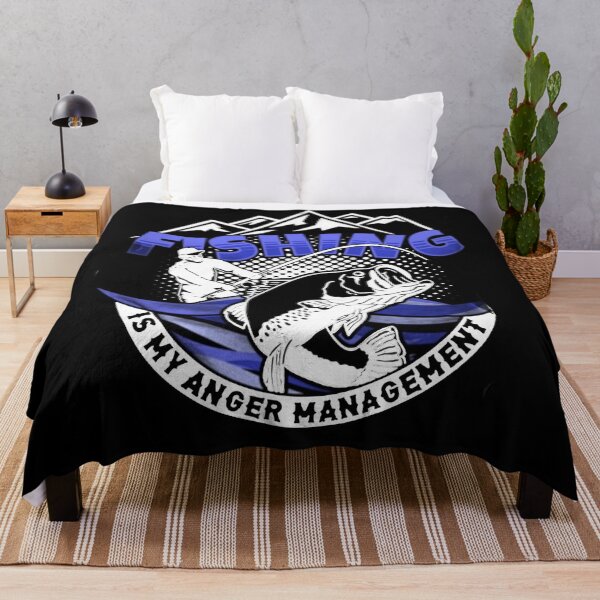 Item preview, Fishing Is My Anger Management designed and sold by Rowena Jones.