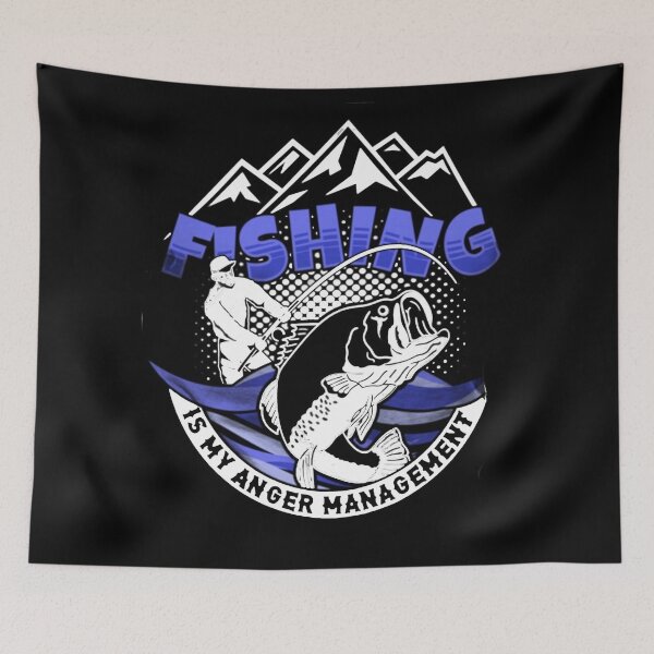 Item preview, Fishing Is My Anger Management designed and sold by Rowena Jones.
