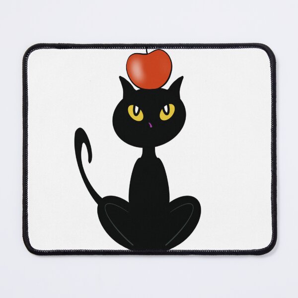 Item preview, Cat with apple on head designed and sold by BusyMonkeys.