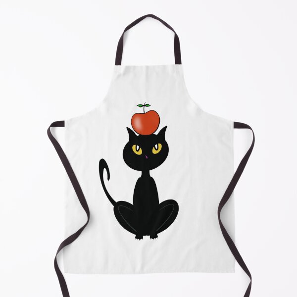 Item preview, Cat with apple on head designed and sold by BusyMonkeys.
