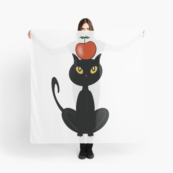 Item preview, Cat with apple on head designed and sold by BusyMonkeys.