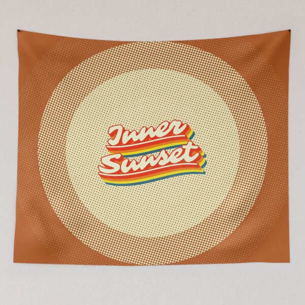Item preview, Inner Sunset | Retro Rainbow designed and sold by retroready.