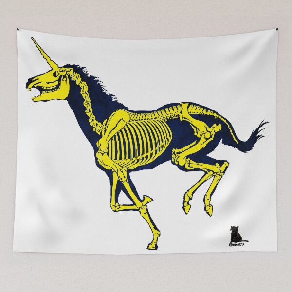 Item preview, Skelecorn Yellow on Deep Blue designed and sold by OctaviousRex197.