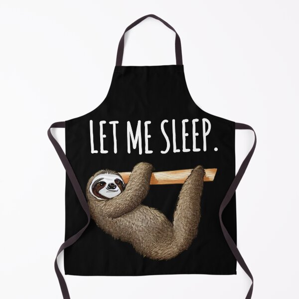 Item preview, Lazy Sloth Saying "Let Me Sleep" : Laziness Quote designed and sold by EnzoVectorism.