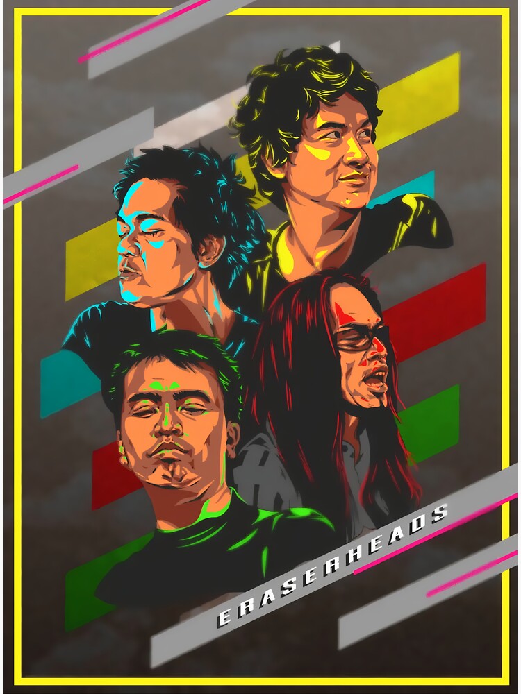 "Eraserheads Vector" Sticker for Sale by musicph Redbubble