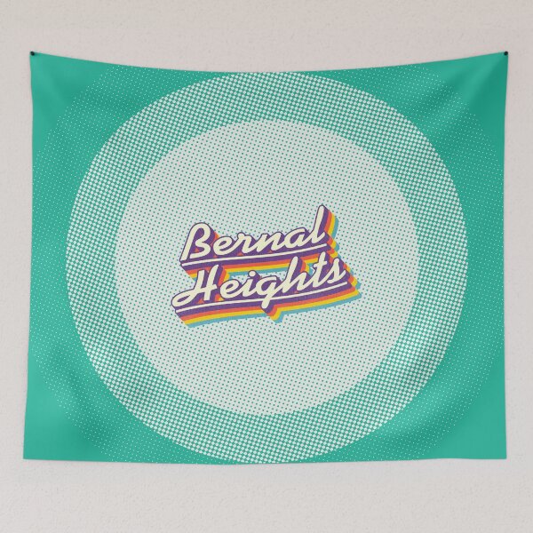 Item preview, Bernal Heights | Retro Rainbow designed and sold by retroready.