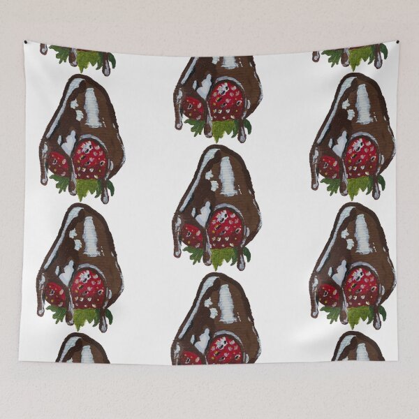 Item preview, Chocolate covered strawberry realistic painting designed and sold by Artheticsbyamna.