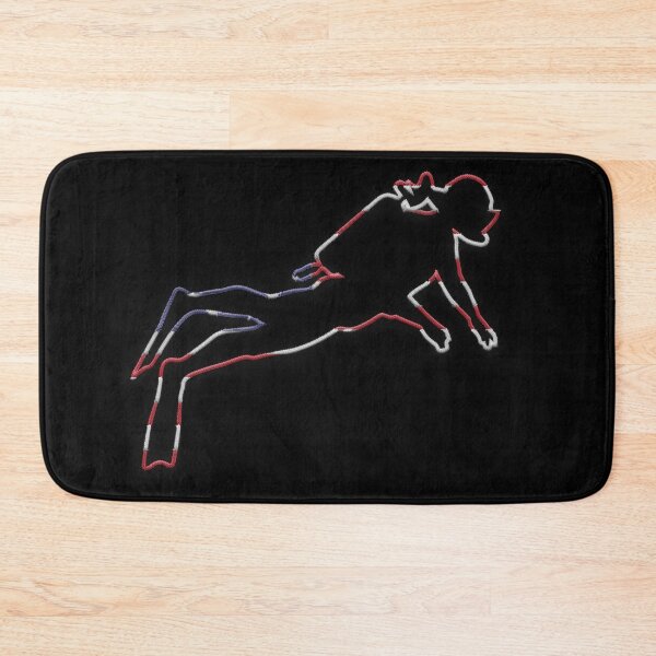 Item preview, Simple Embroidery Scuba Diver American Flag Line  designed and sold by theredfoxs.