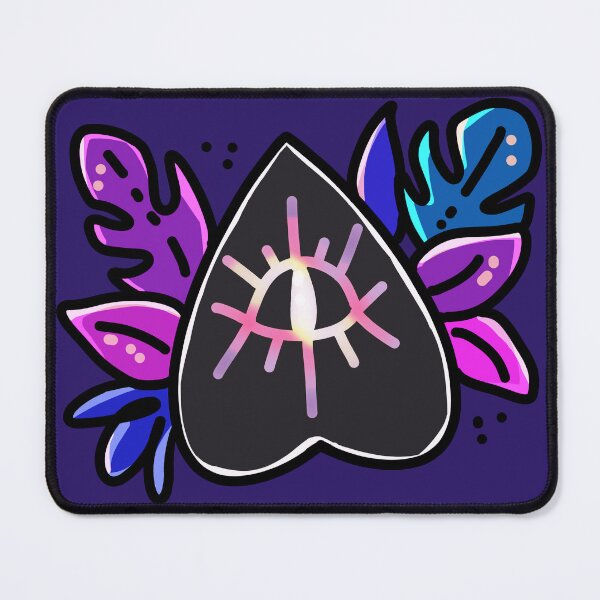 Item preview, Witchy Ouija Spirit Board Planchette & Leaves (Bisexual Flag) designed and sold by almaasi.