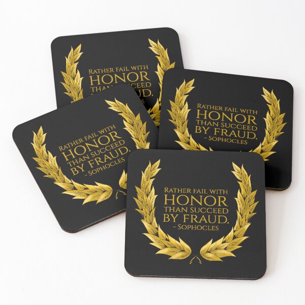 Item preview, Rather Fail With Honor Than Succeed By Fraud. - Sophocles designed and sold by Styrman.