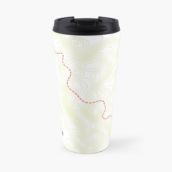 TCT Travel Mugs: Topo Map Travel Coffee Mug