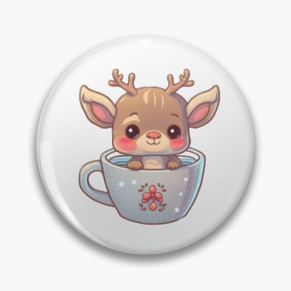 Item preview, Raindeer in a mug designed and sold by IM Hunter.