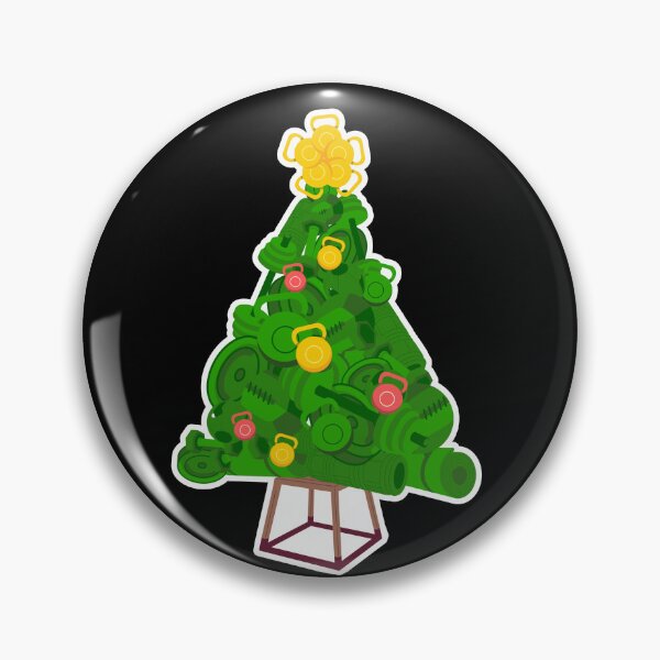 Item preview, Merry Fitmas - Christmas Holiday Workout Fitness Equipment in Christmas Tree designed and sold by Gay-Koala.