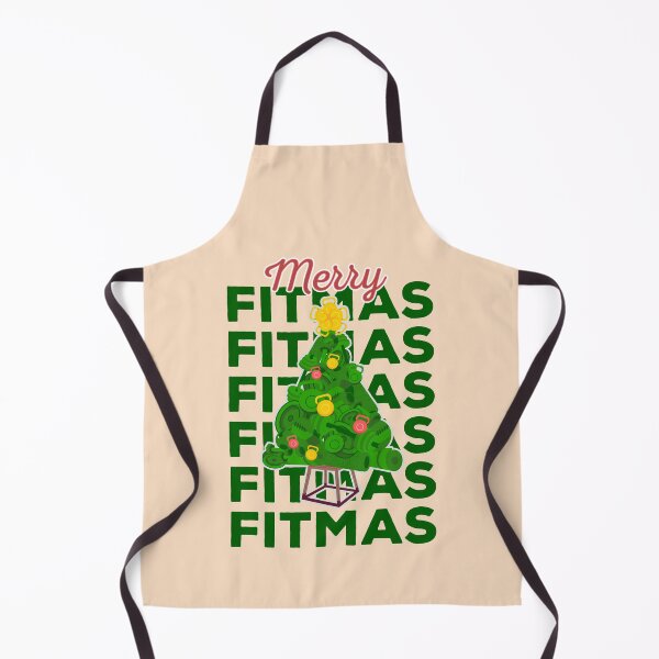Item preview, Merry Fitmas - Christmas Holiday Workout Fitness Equipment in Christmas Tree designed and sold by Gay-Koala.