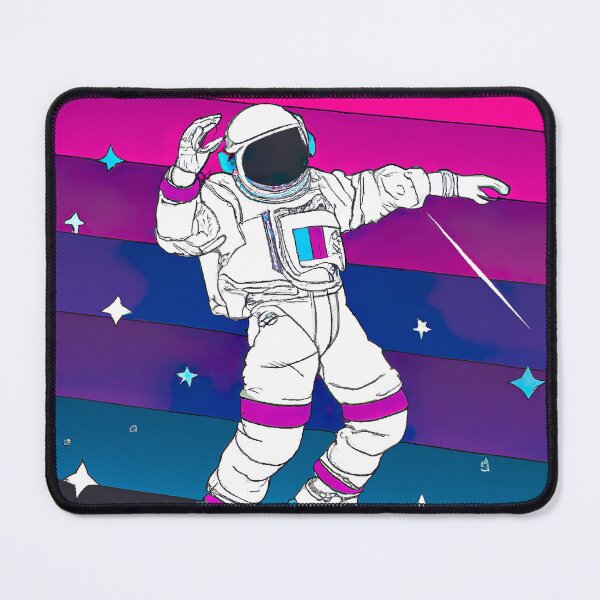 Item preview, Astronaut dancing in space designed and sold by citypopstudio.
