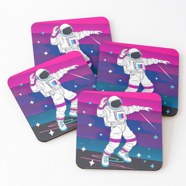 Item preview, Astronaut dancing in space designed and sold by citypopstudio.