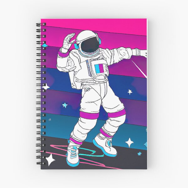 Item preview, Astronaut dancing in space designed and sold by citypopstudio.