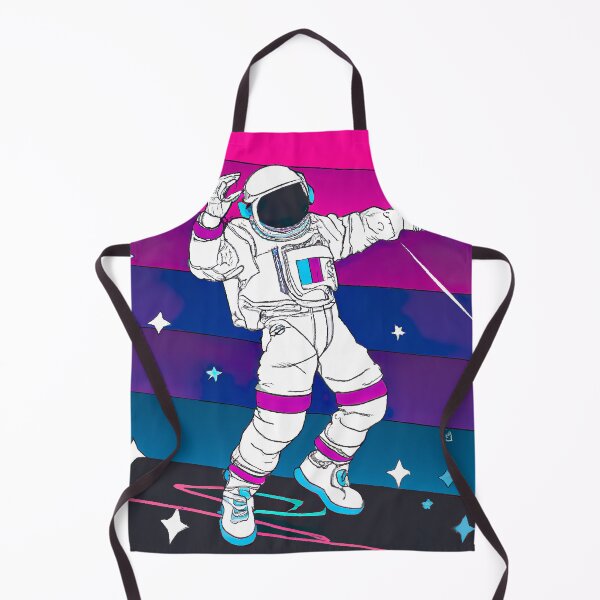 Item preview, Astronaut dancing in space designed and sold by citypopstudio.