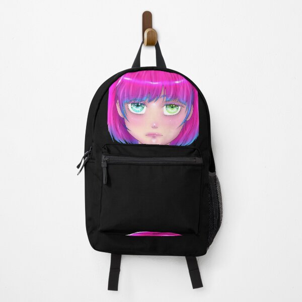 Item preview, Pinkhaired anime girl heterochromia  designed and sold by GiiReez.