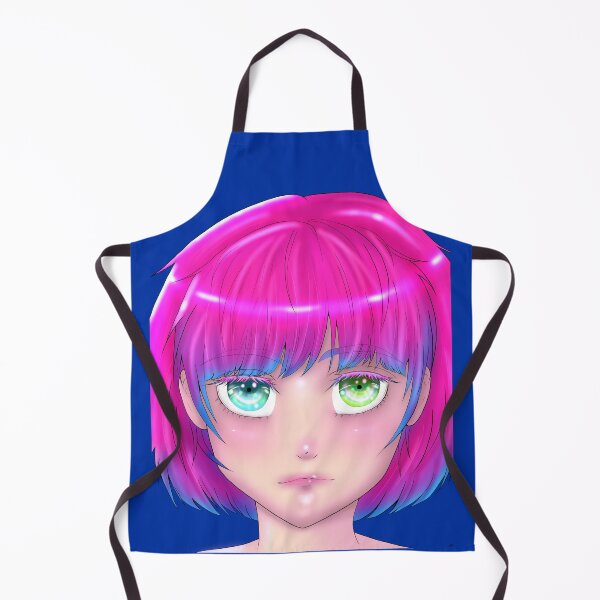 Item preview, Pinkhaired anime girl heterochromia designed and sold by GiiReez.