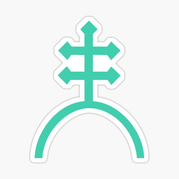 "Greta Van Fleet 'Broken Bells' Turquoise Symbol" Sticker for Sale by