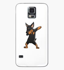 Funny Dabbing Miniature Pinscher Dog Case/Skin for Samsung Galaxy