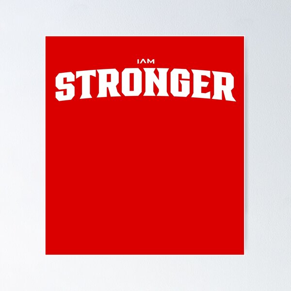 Item preview, I Am Stronger Strong Motivational Inspirational Quote designed and sold by activlifewear.