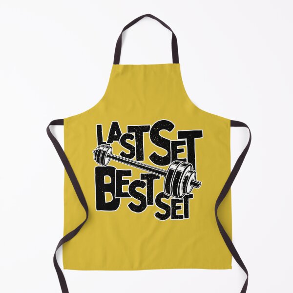 Item preview, Last Set Best Set - Workout Motivational Shirt with Barbell designed and sold by Gay-Koala.