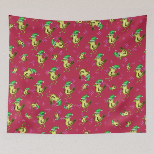 Item preview, Christmas bird_viva magenta designed and sold by NeonEye-Designs.