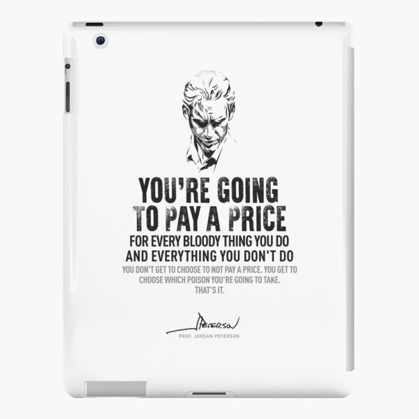 Dr. Jordan Peterson Famous Quote iPad Snap Case