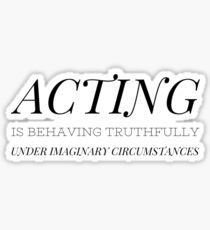 ACTING Sticker