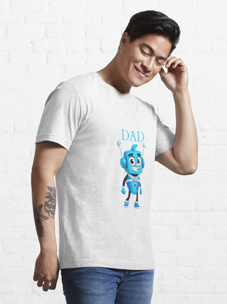 Bluey Dad Mens Graphic T-Shirt Bandit X-Small