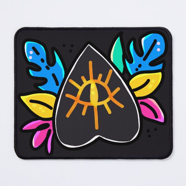 Item preview, Witchy Ouija Spirit Board Planchette & Leaves (Pansexual Flag) designed and sold by almaasi.