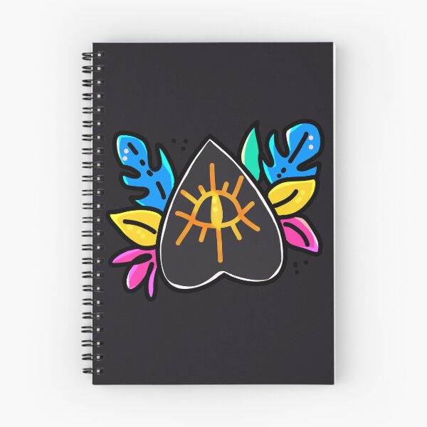 Item preview, Witchy Ouija Spirit Board Planchette & Leaves (Pansexual Flag) designed and sold by almaasi.