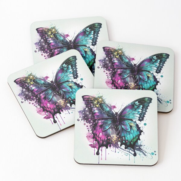 Item preview, Watercolor colorful butterfly designed and sold by FoxLavis.