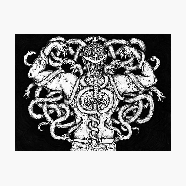 The Snake King Photographic Print