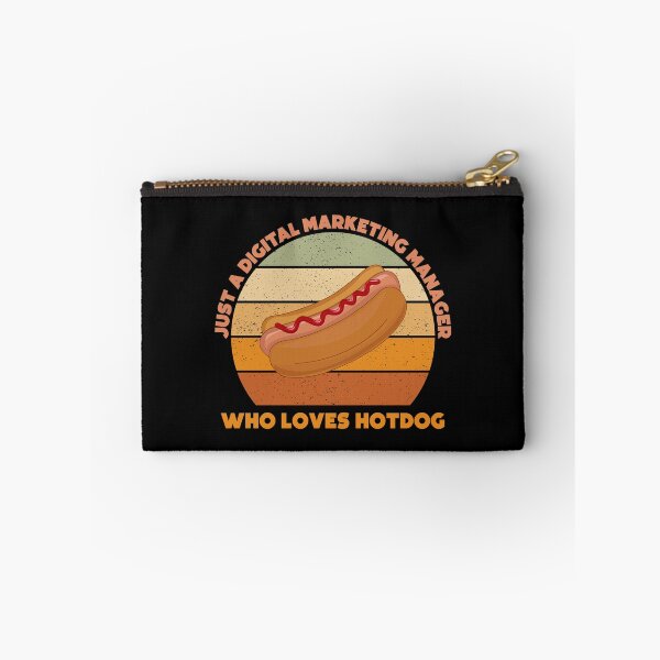 Item preview, Just a digital marketing manager who loves hotdog, funny food lovers marketing manager job, humor, joke, meme, hotdog lover designed and sold by SGS-.
