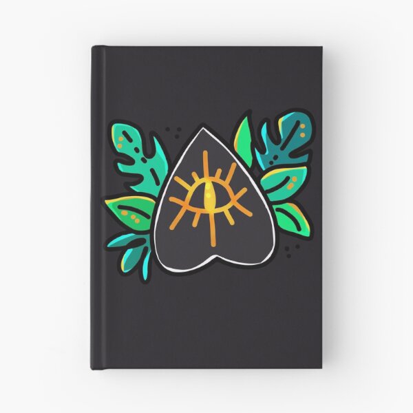 Item preview, Witchy Ouija Spirit Board Planchette & Leaves (Summer / Green) designed and sold by almaasi.