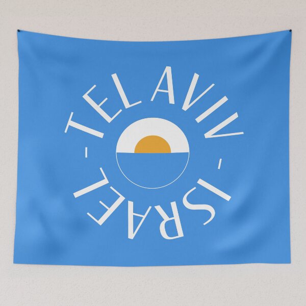 Item preview, Tel Aviv Israel Blue designed and sold by ahumbleconcept.
