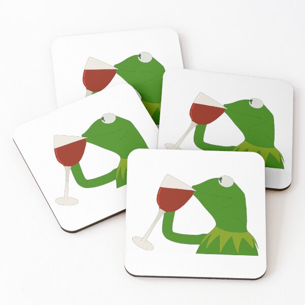 Item preview, Kermit Sipping Wine  designed and sold by melthemoose.
