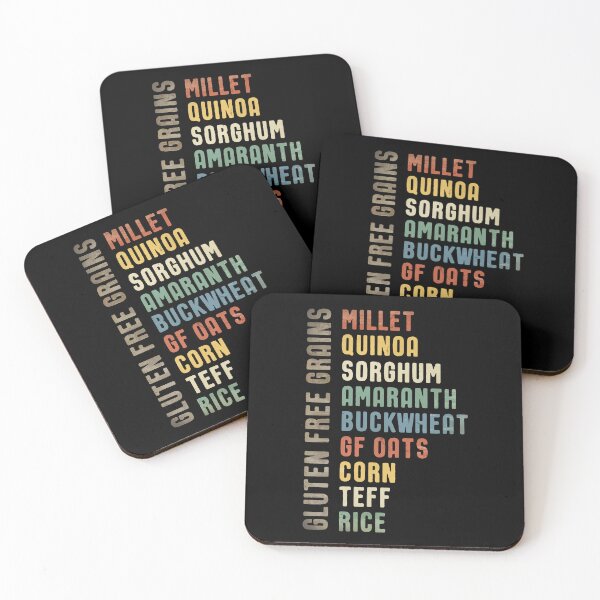 Item preview, Gluten Free Grains Word Cloud List Retro Vintage Style designed and sold by Delightfully Cynical.
