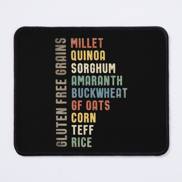 Item preview, Gluten Free Grains Word Cloud List Retro Vintage Style designed and sold by Delightfully Cynical.